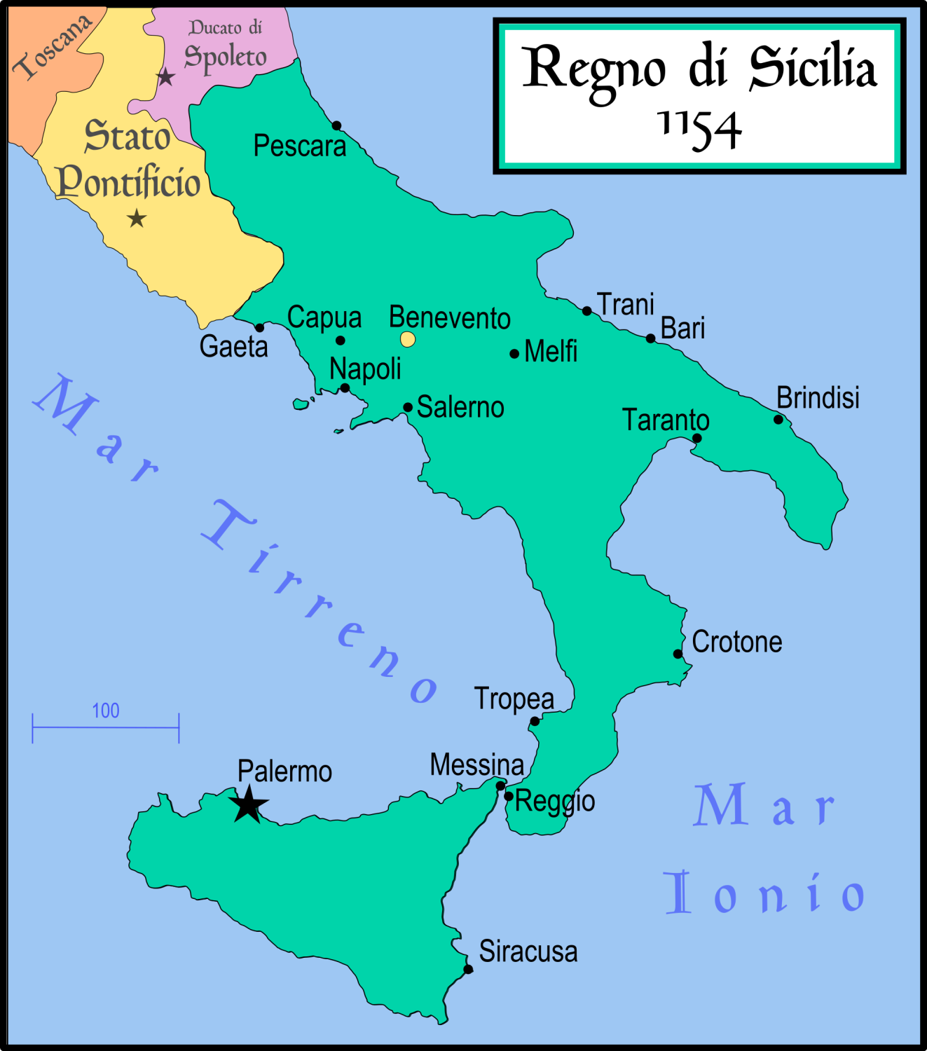 Regno di Sicilia nel 1152